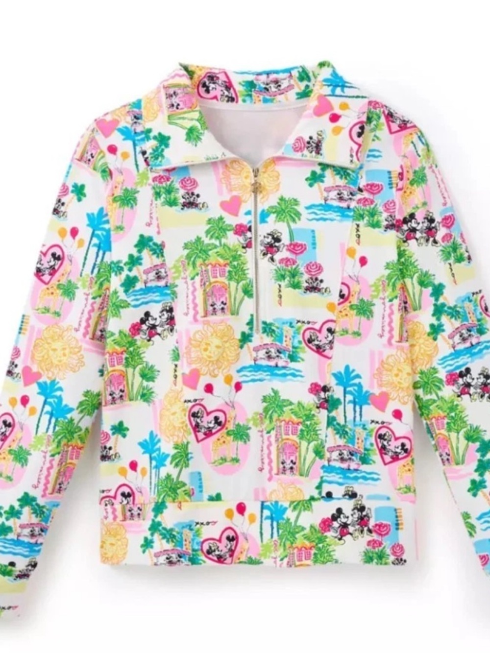 NWT Lilly Pulitzer eleni pullover in multi disney size XXL